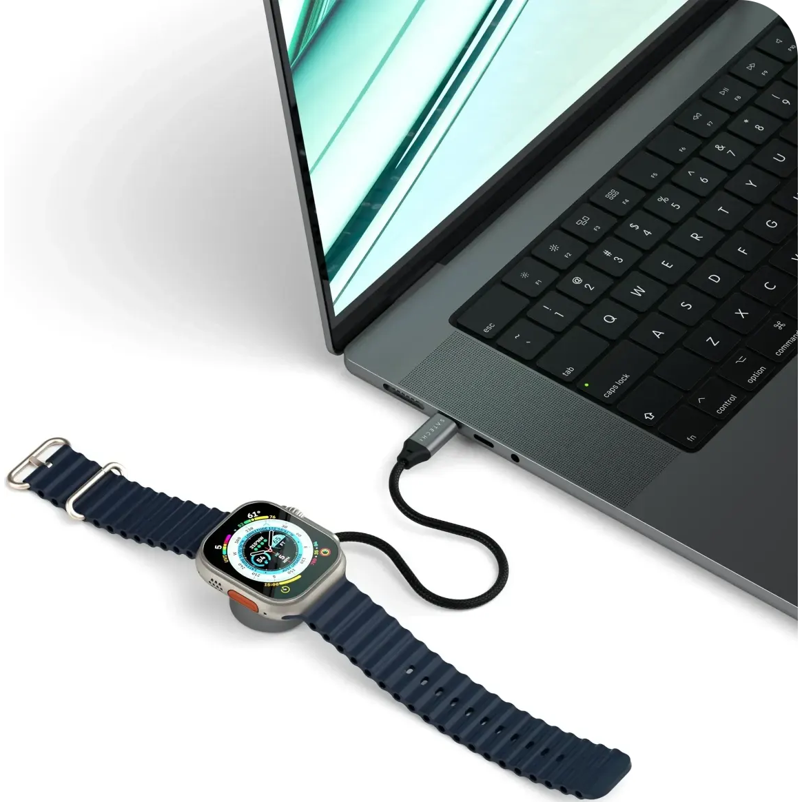 Зарядный кабель Satechi USB-C Fast Charging Cable for Apple Watch - ST-QCAWM - фото 5