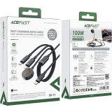 Зарядное устройство ACEFAST C6-11 Black (AF-C6-11-BK)
