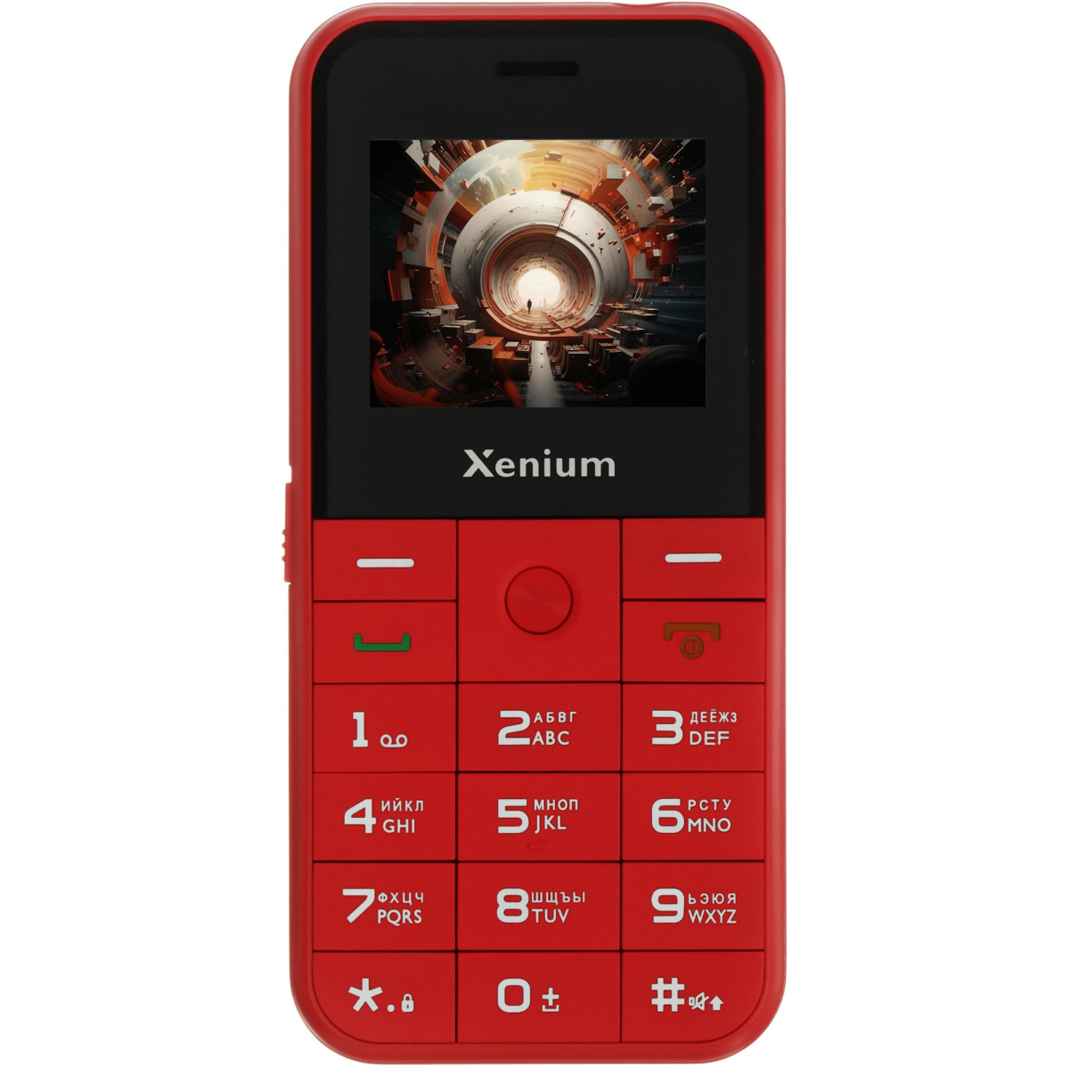 Телефон Philips Xenium X718 Red
