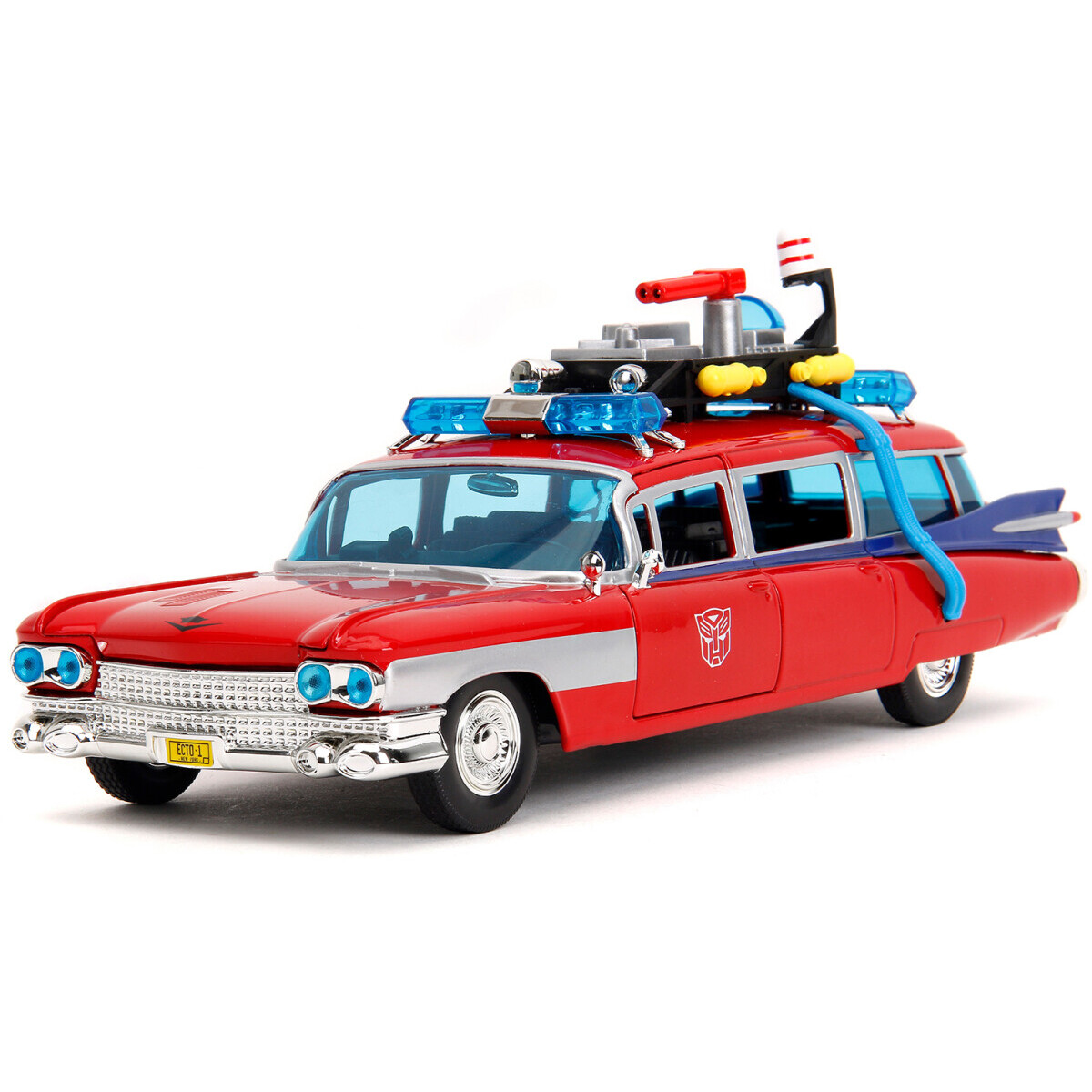 Коллекционная модель Jada Toys Hollywood Rides Ghostbusters Cadillac ECTO-1 TF Optimus Prime