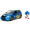 Коллекционная модель Jada Toys Hollywood Rides Sonic the Hedgehog 2012 Subaru Impreza WRX STI - 35871