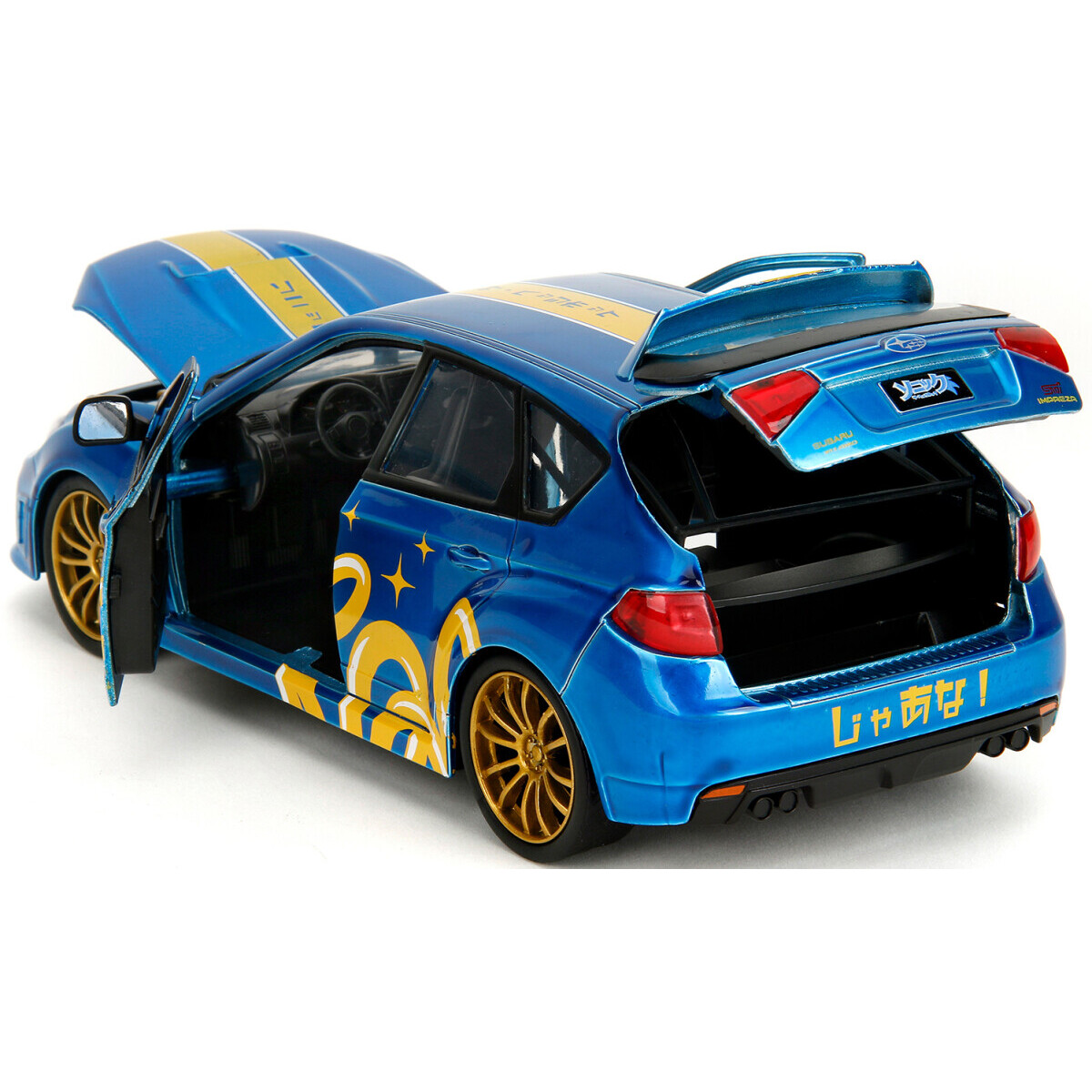 Коллекционная модель Jada Toys Hollywood Rides Sonic the Hedgehog 2012 Subaru Impreza WRX STI - 35871 - фото 5