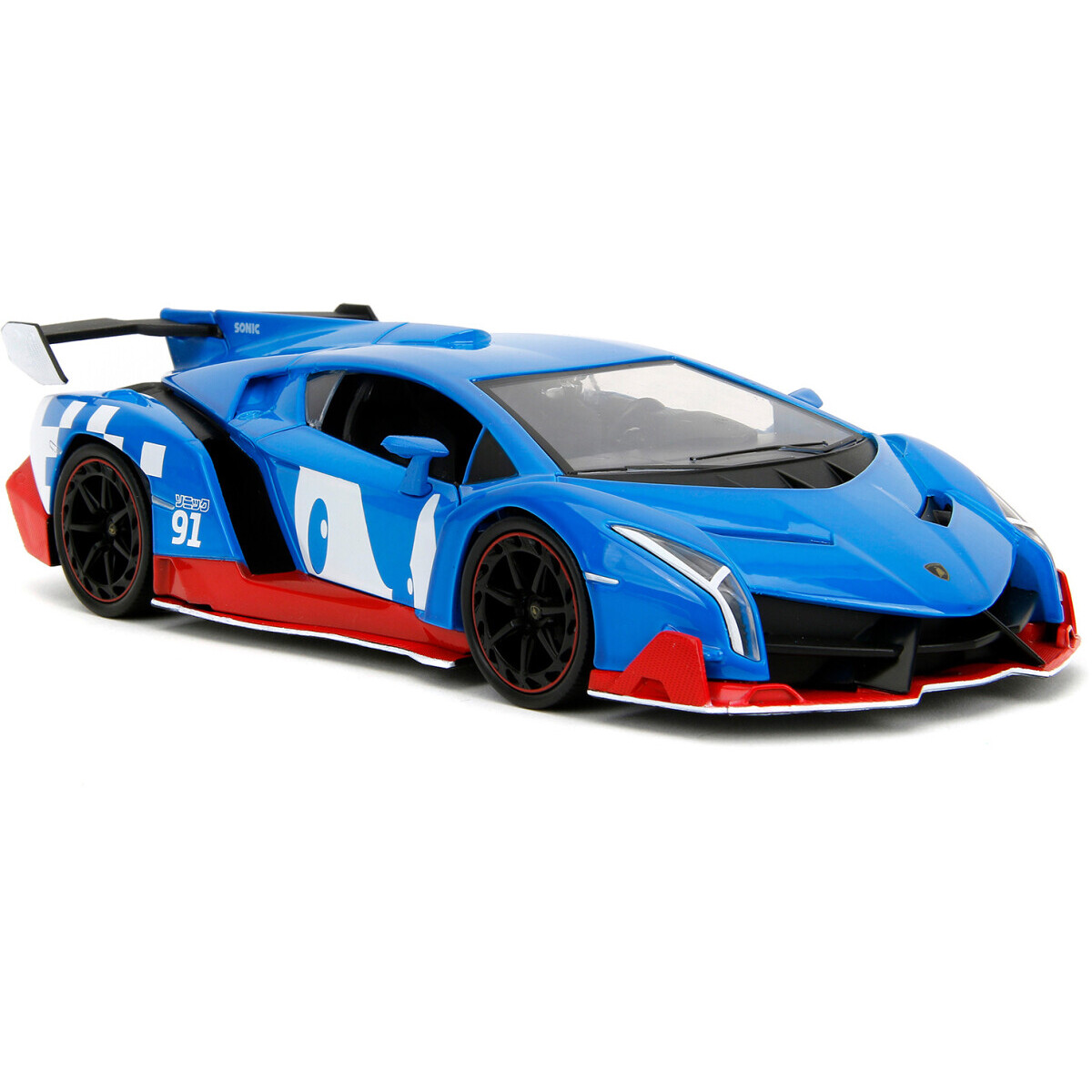 Коллекционная модель Jada Toys Hollywood Rides Sonic the Hedgehog Lamborghini Veneno - 35433 - фото 2