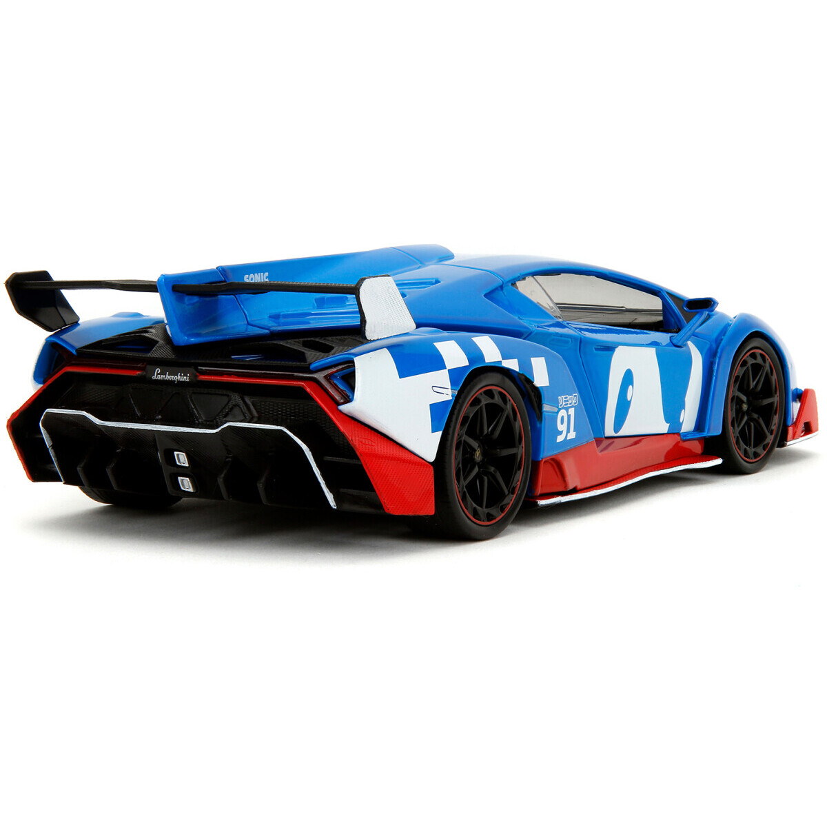 Коллекционная модель Jada Toys Hollywood Rides Sonic the Hedgehog Lamborghini Veneno - 35433 - фото 3