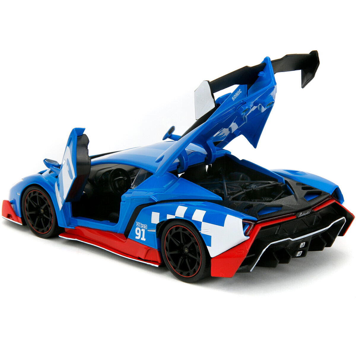 Коллекционная модель Jada Toys Hollywood Rides Sonic the Hedgehog Lamborghini Veneno - 35433 - фото 5