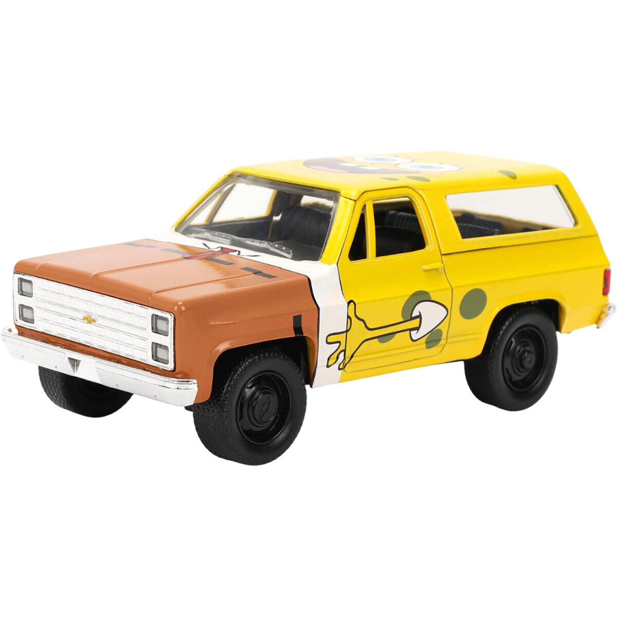 Коллекционная модель Jada Toys Hollywood Rides SpongeBob SquarePants 1980 Chevrolet K5 Blazer