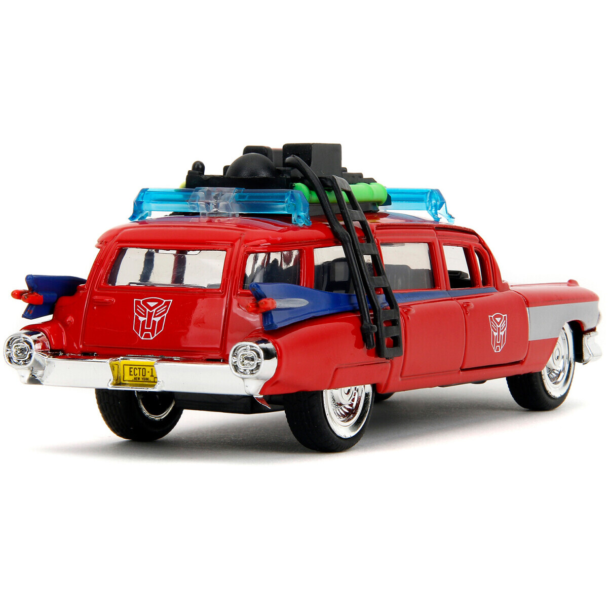 Коллекционная модель Jada Toys Hollywood Rides Ghostbusters Cadillac Ecto-1 TF Optimus Prime (58634) - фото 3