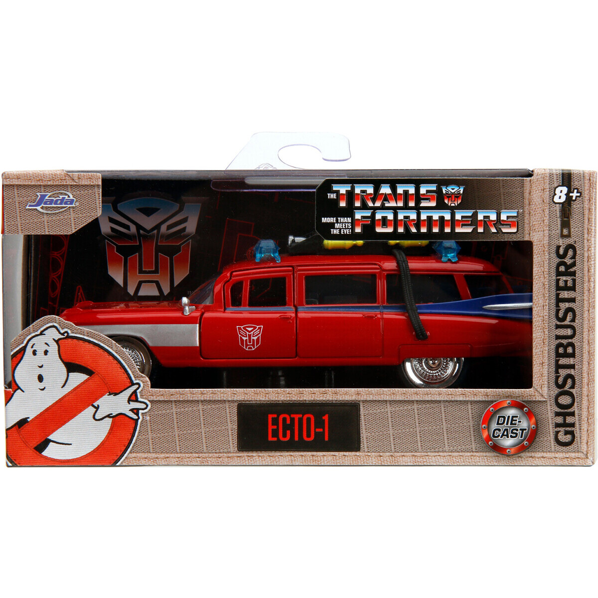 Коллекционная модель Jada Toys Hollywood Rides Ghostbusters Cadillac Ecto-1 TF Optimus Prime (58634) - фото 6