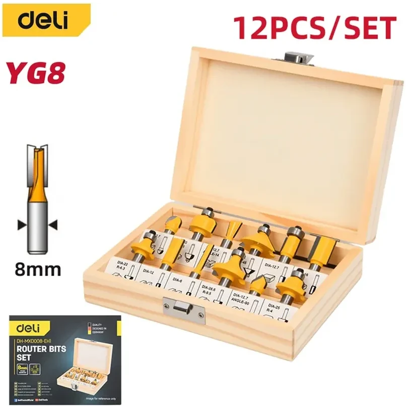 Набор фрез Deli DH-MXD008-EH1 - фото 2
