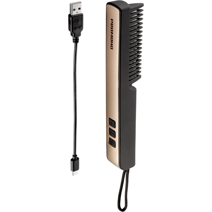 Расчёска REDMOND HS1742 Black/Gold - фото 5