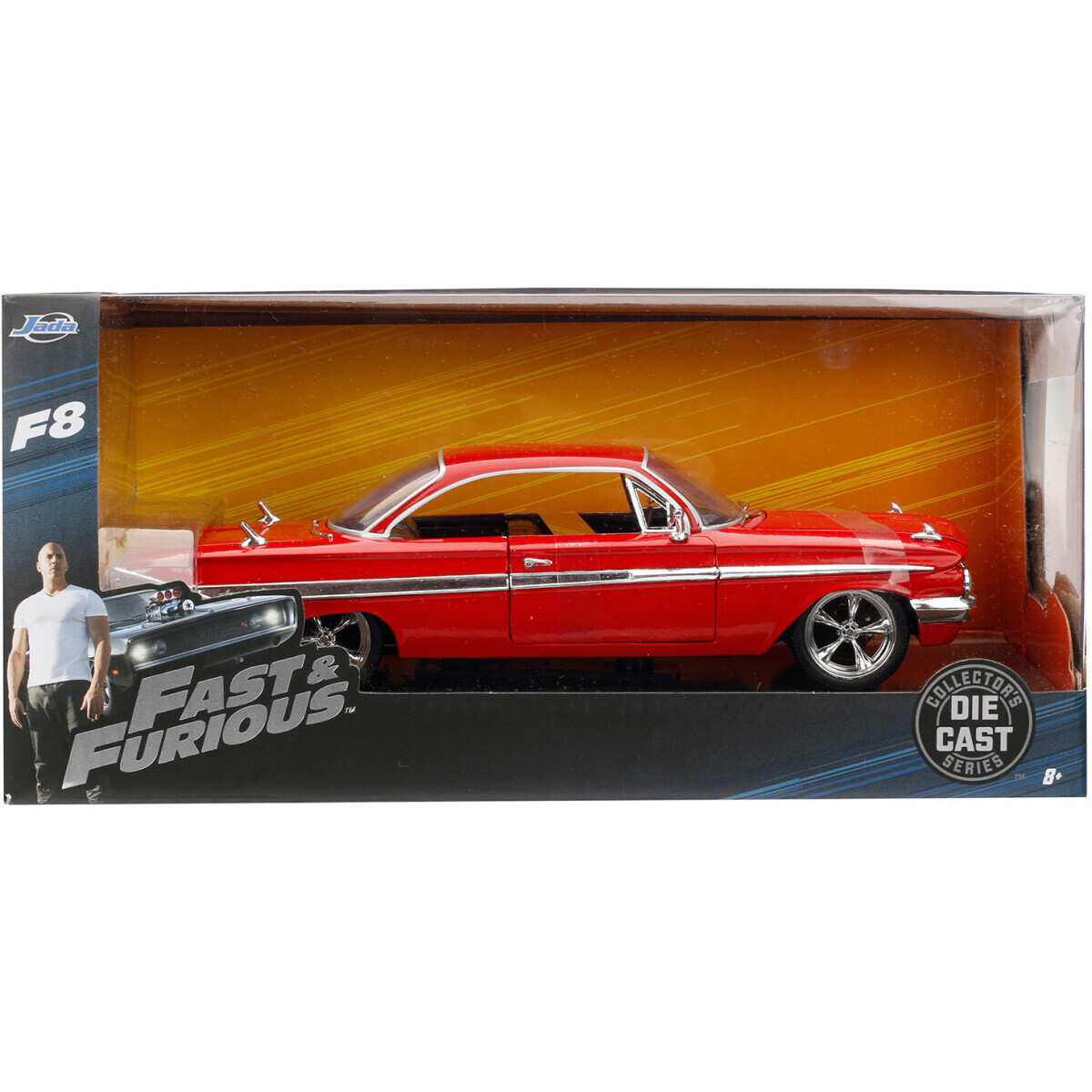 Коллекционная модель Jada Toys Fast & Furious 1961 Chevrolet Impala - 98426 - фото 5