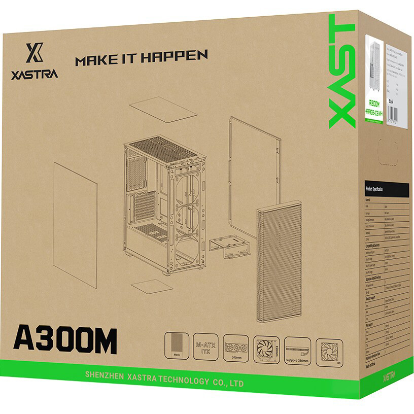 Корпус XASTRA A300M 4ARGB-C6 White - A300M-4FG12A-C6-WH - фото 17