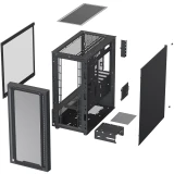 Корпус XASTRA A411M 4ARGB-FG Black (A411M-4FG12A)