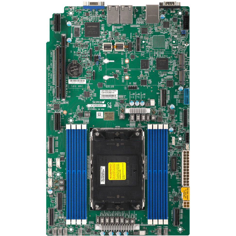 Серверная материнская плата SuperMicro X14SBW-F-B