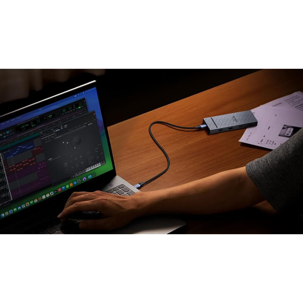 Кабель USB Type-C - USB Type-C, 1м, UGREEN L705 Gray - 65175 - фото 2