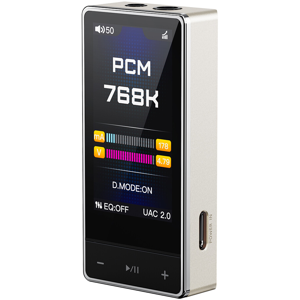 Усилитель для наушников FiiO QX13 Titanium Gold - F3011Q - фото 2