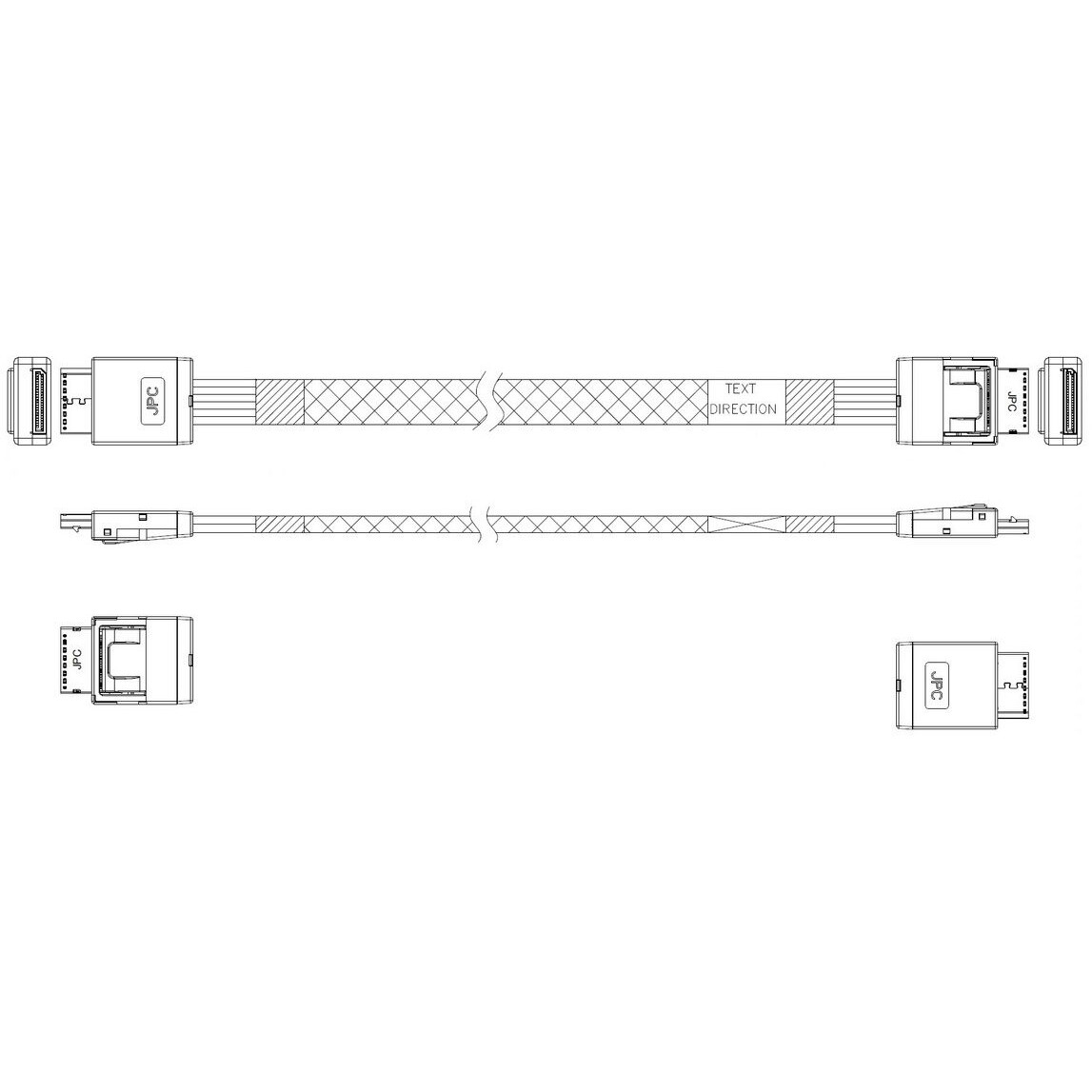 Кабель JPC P47SSDN01000-2
