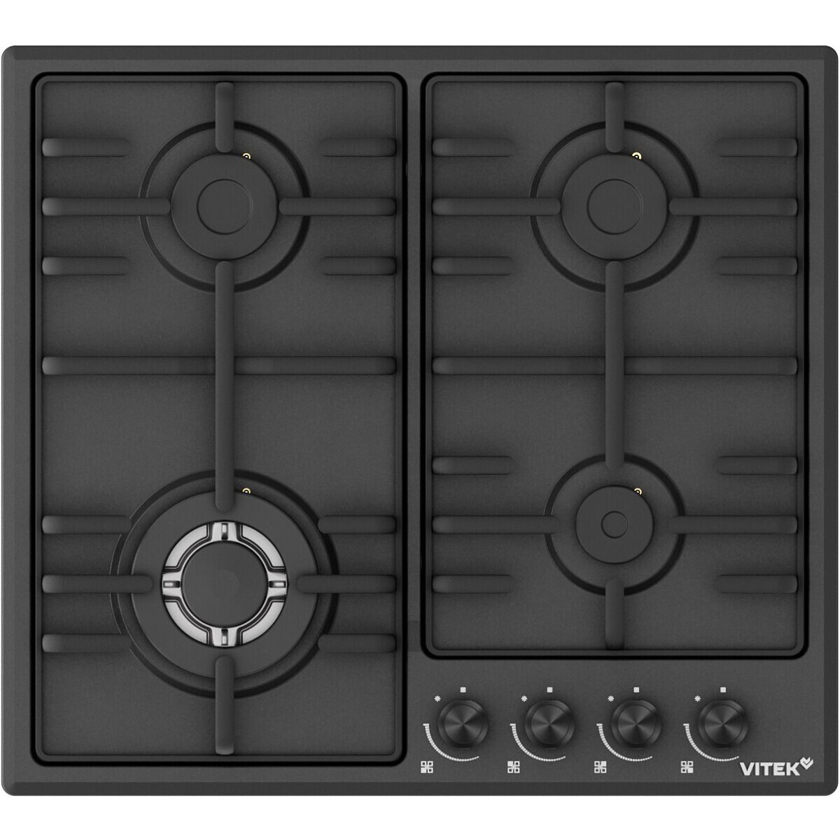 Газовая варочная панель VITEK VGH 6410W MBK