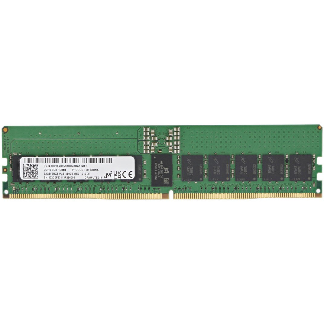 Оперативная память 32GB DDR5 4800MHz Micron ECC Reg (MTC20F2085S1RC48BA1) OEM