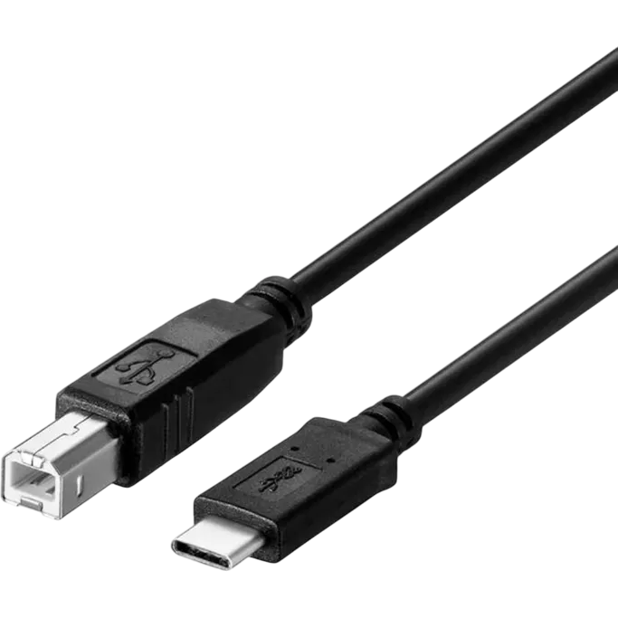 Кабель USB B (M) - USB Type-C, 1.8м, Гарнизон GCC-USB2-CMBM-1.8M