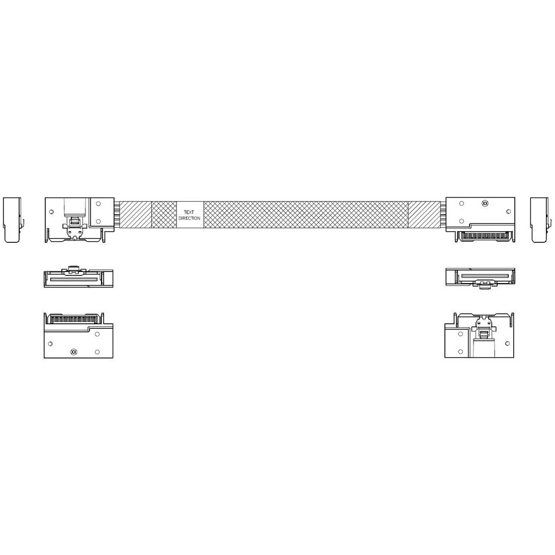 Кабель JPC P732FGB00800-1