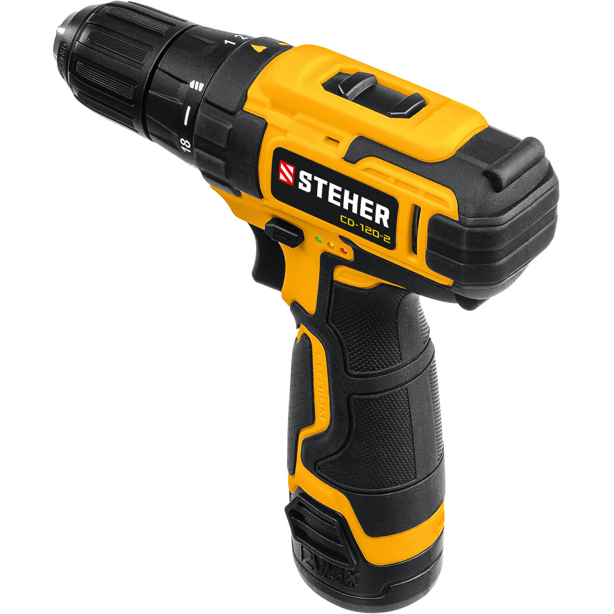 Дрель-шуруповёрт STEHER CD-120-2 - фото 2