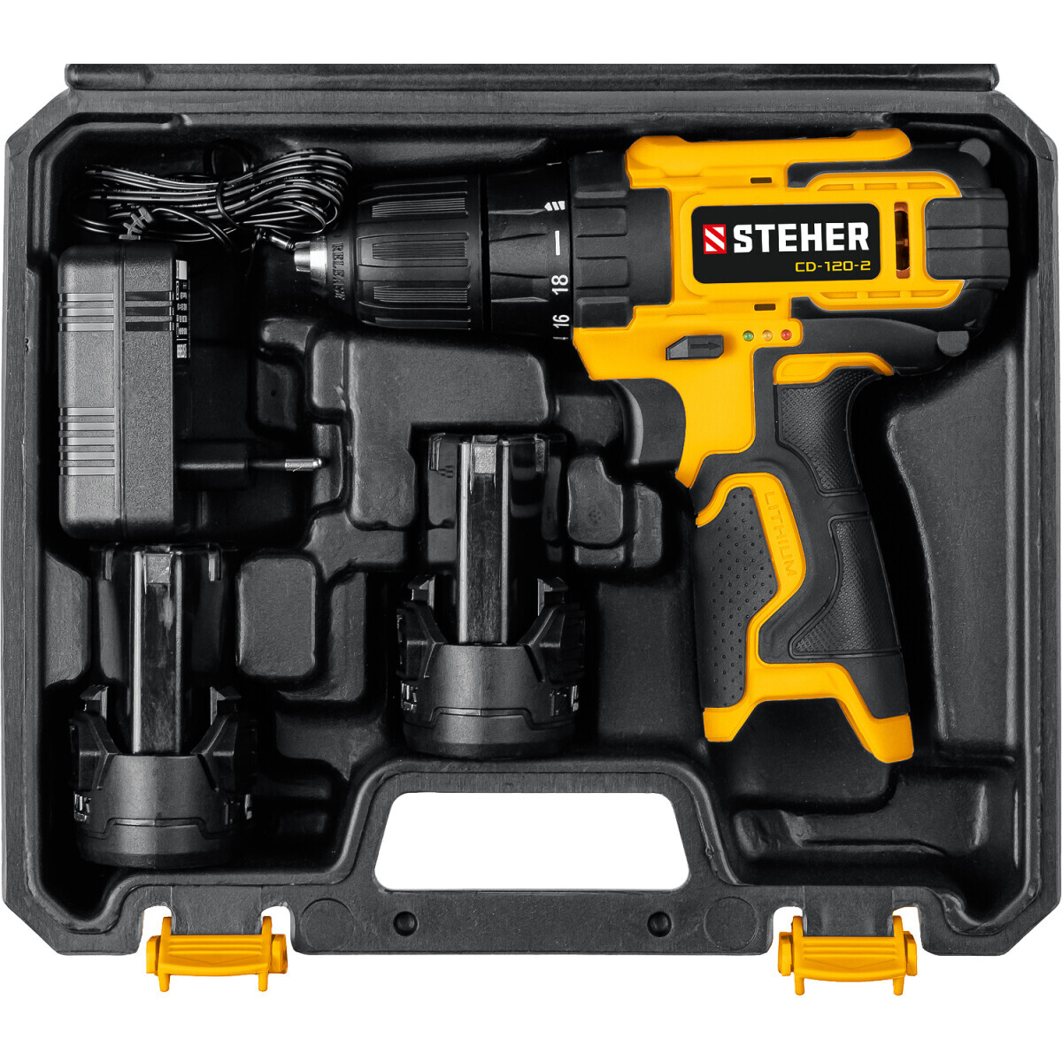 Дрель-шуруповёрт STEHER CD-120-2 - фото 7