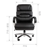 Офисное кресло Chairman 409 Black (7178102)