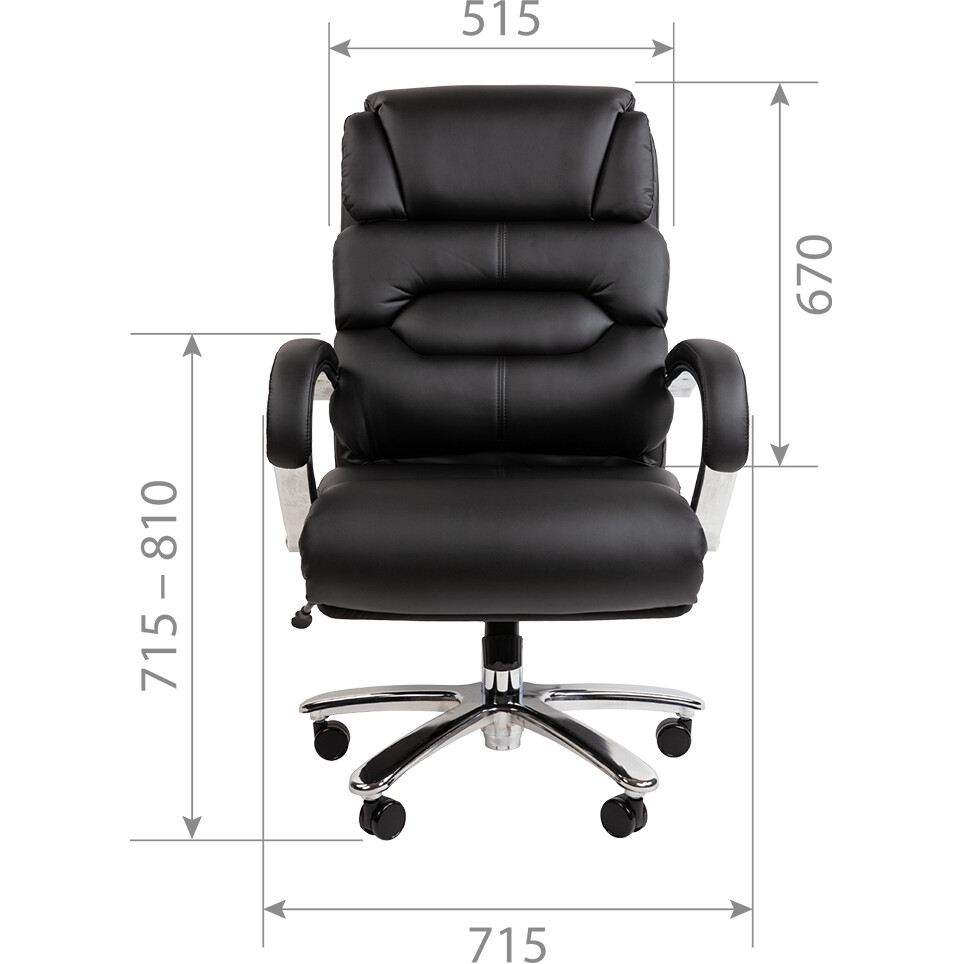 Офисное кресло Chairman 409 Black - 7178102 - фото 4