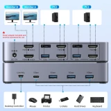 KVM переключатель UGREEN AK500 (55455)