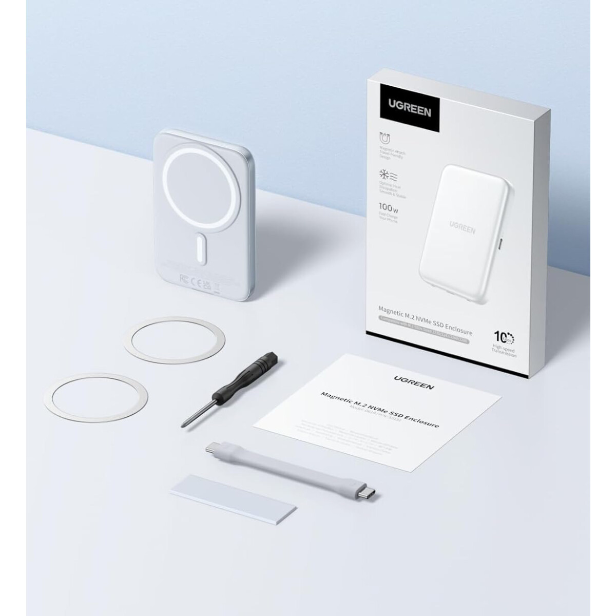 Внешний корпус для SSD M.2 UGREEN D619 (55151) - фото 6