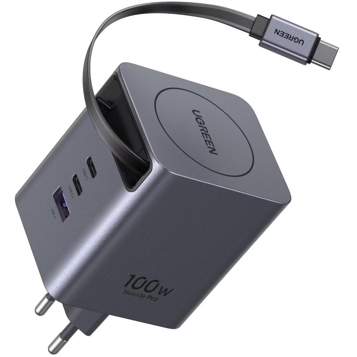 Сетевое зарядное устройство UGREEN X616 Space Grey - 65828 - фото 2