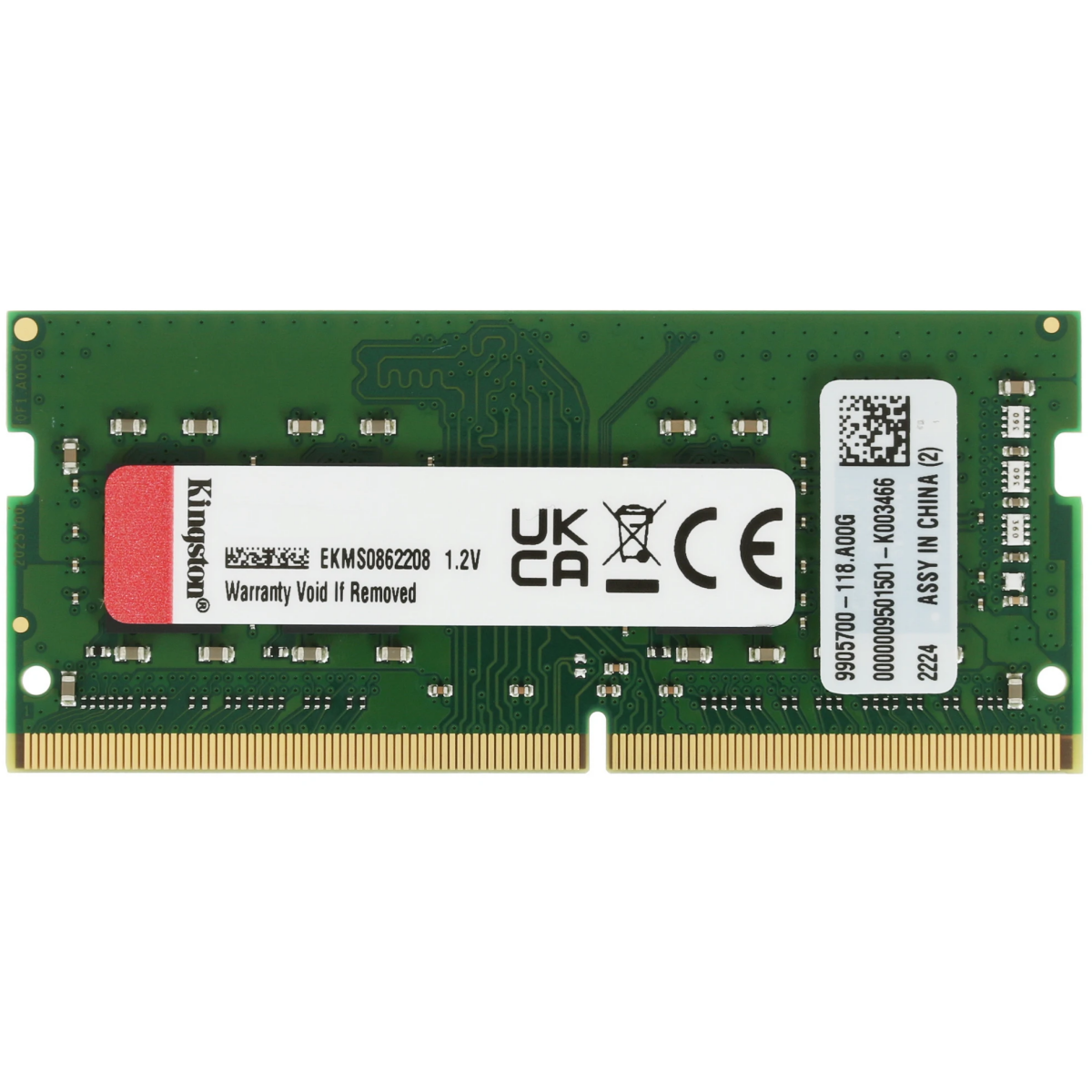 Оперативная память 8Gb DDR4 3200MHz Kingston (KVR32S22S8/8WP)
