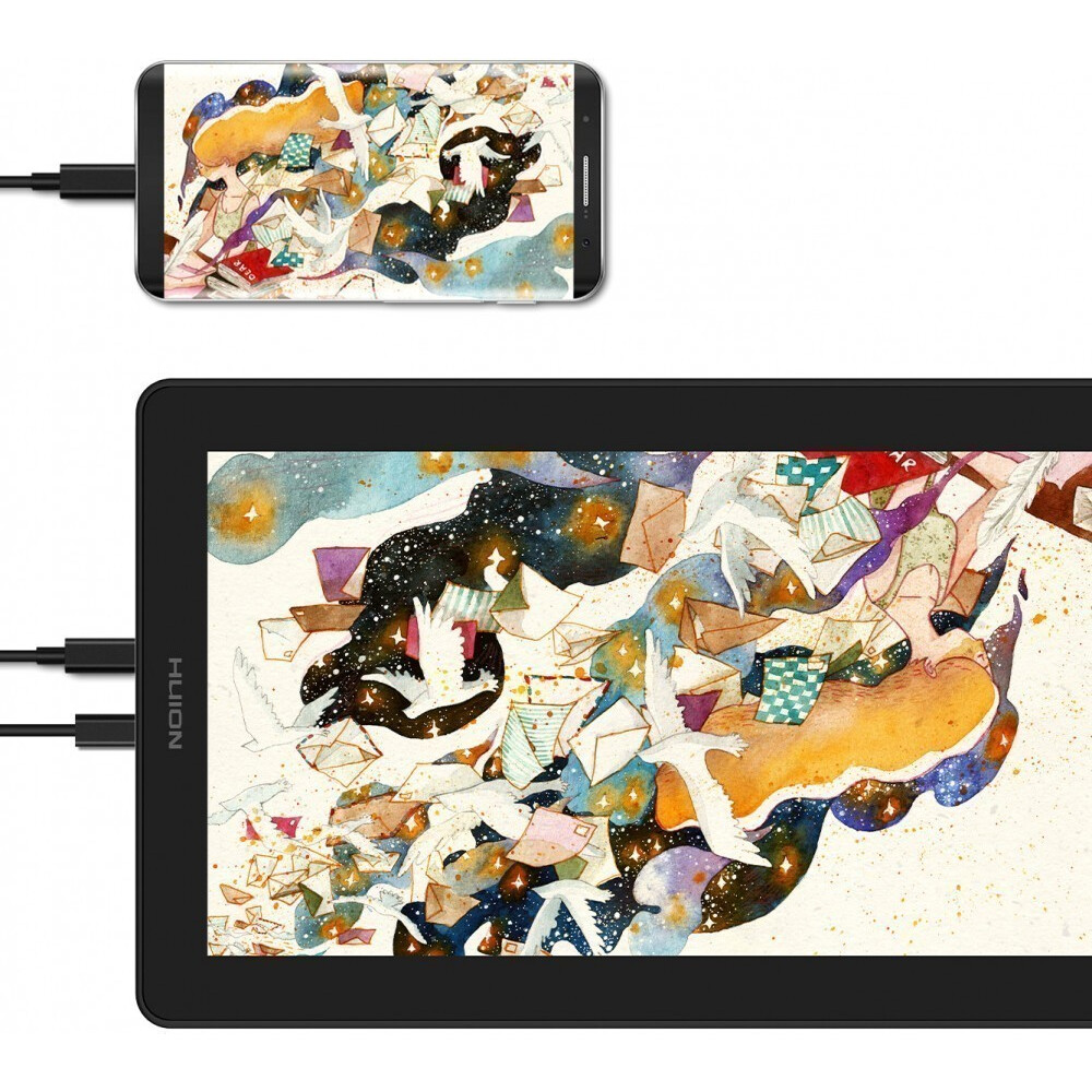 Графический планшет Huion Kamvas 16 (2021) Black - фото 6