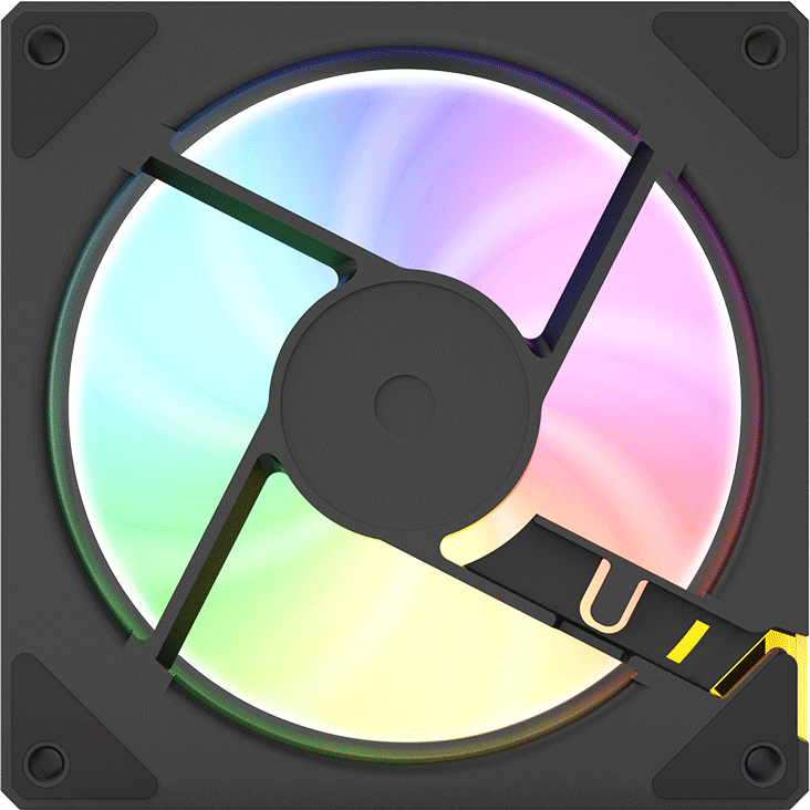 Вентилятор для корпуса Bloody CF-11 ARGB Black - CF-11-ARGB120-BK - фото 2