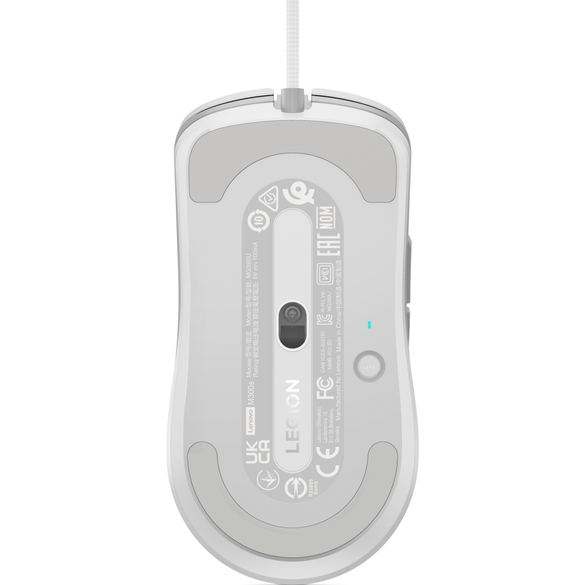 Мышь Lenovo Legion M300s RGB Gaming White - GY51H47351 - фото 13