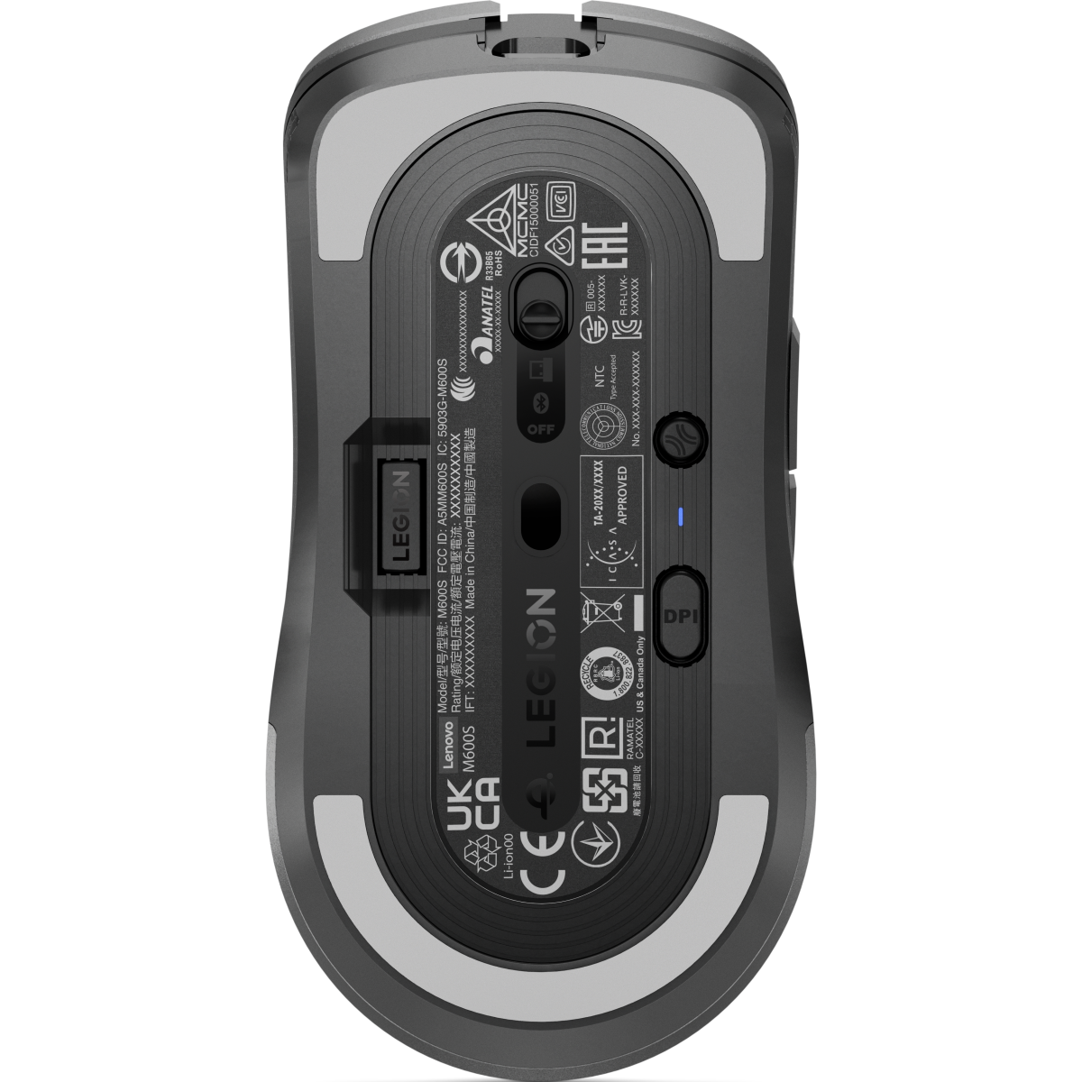 Мышь Lenovo Legion M600s Qi Gaming Dark Grey - GY51H47355 - фото 11