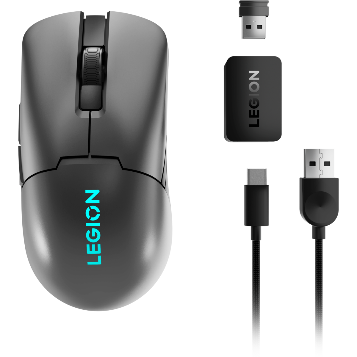 Мышь Lenovo Legion M600s Qi Gaming Dark Grey - GY51H47355 - фото 12