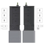Кардридер UGREEN CM856 Grey (55899)