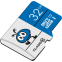 Карта памяти 32Gb MicroSD SmartBuy (SB32GMSDU1BLUE00)