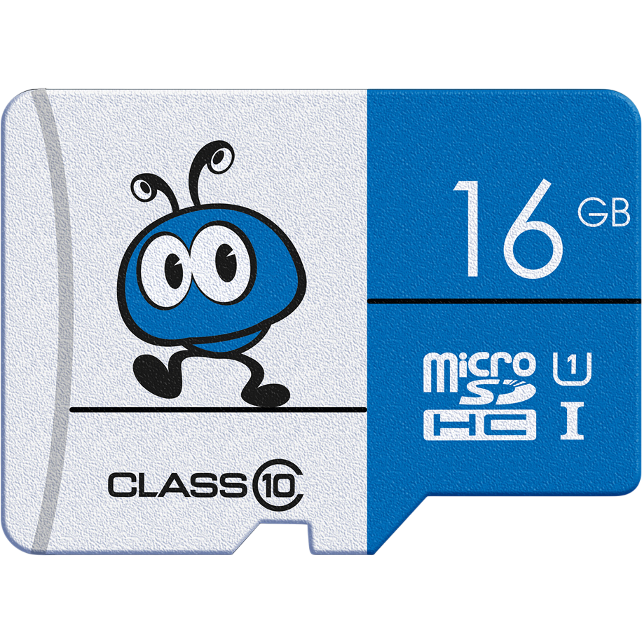 Карта памяти 16Gb MicroSD SmartBuy + SD адаптер (SB16GMSDU1BLUE01)