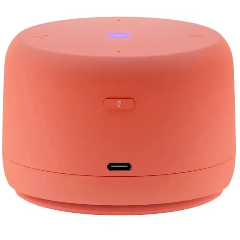 Умная колонка Яндекс Станция Лайт 2 без часов коралловый (YNDX-00028ORG) - фото 2
