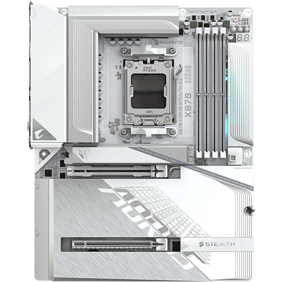 Материнская плата Gigabyte X870 AORUS STEALTH ICE