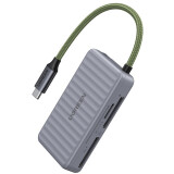 Кардридер UGREEN CM868 Grey (55886)