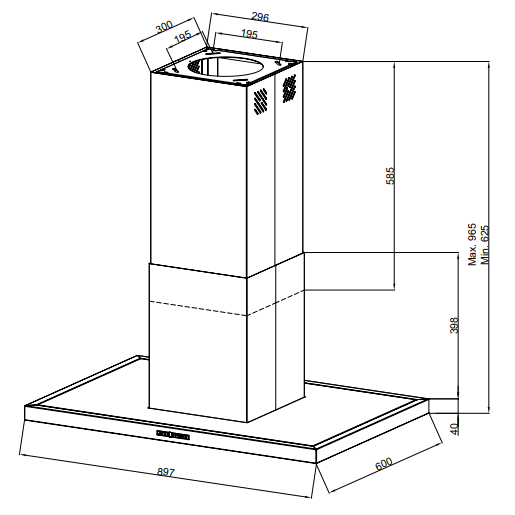 Вытяжка Kuppersberg DUDL 4 LX - фото 4