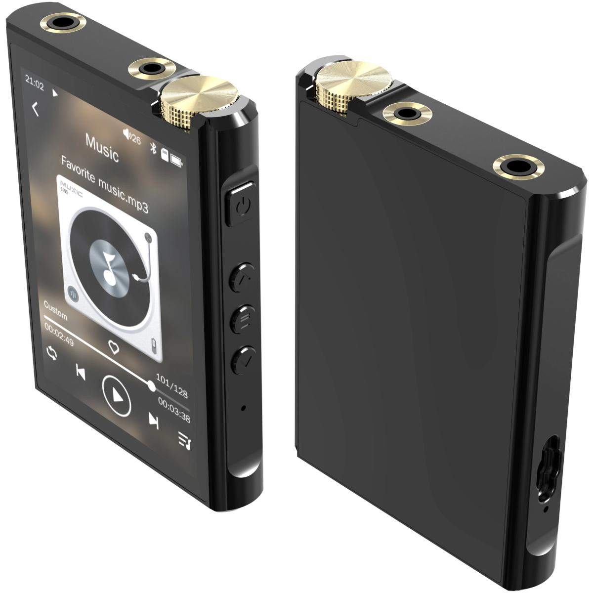 Портативный плеер Digma Pro XT7 Black/Gold - XT7-HFBG - фото 14