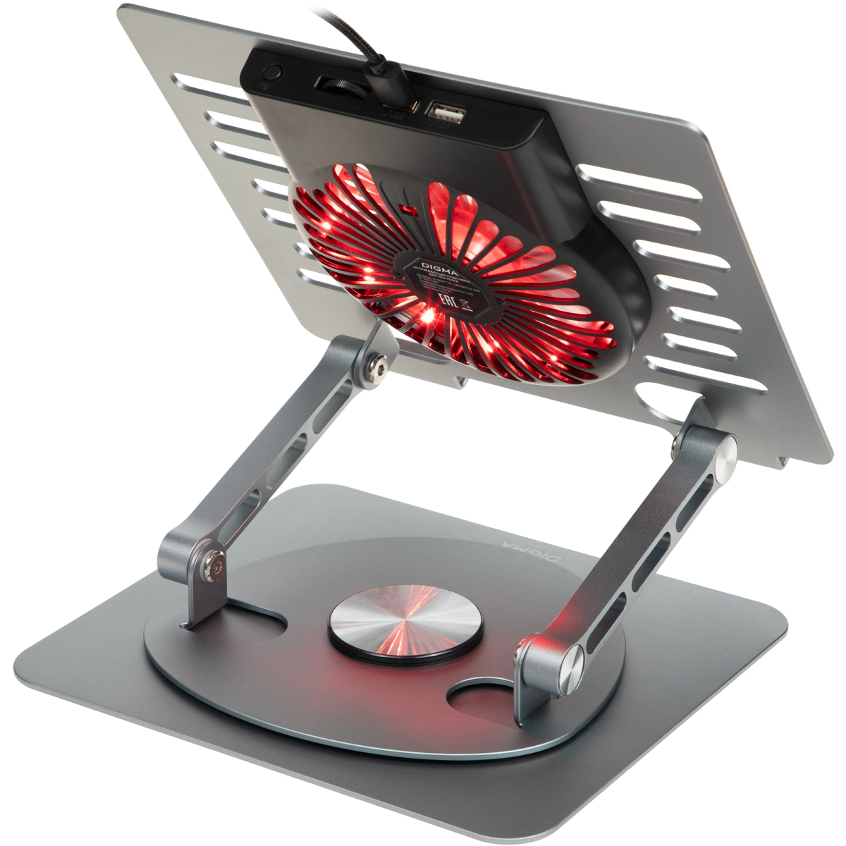 Охлаждающая подставка для ноутбука Digma D-NCP170-1XRGB110-360 - фото 6