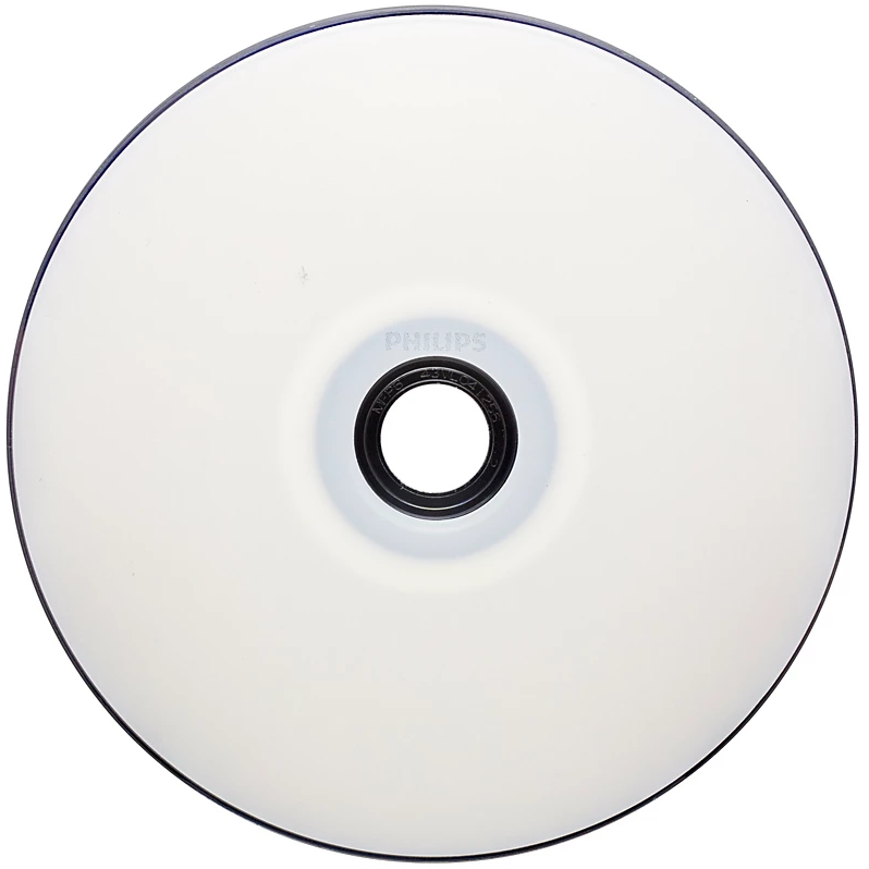 Диск DVD-R Philips 4.7Gb 16x Cake Box Printable (100 шт.) (DM4I6B00F/97)