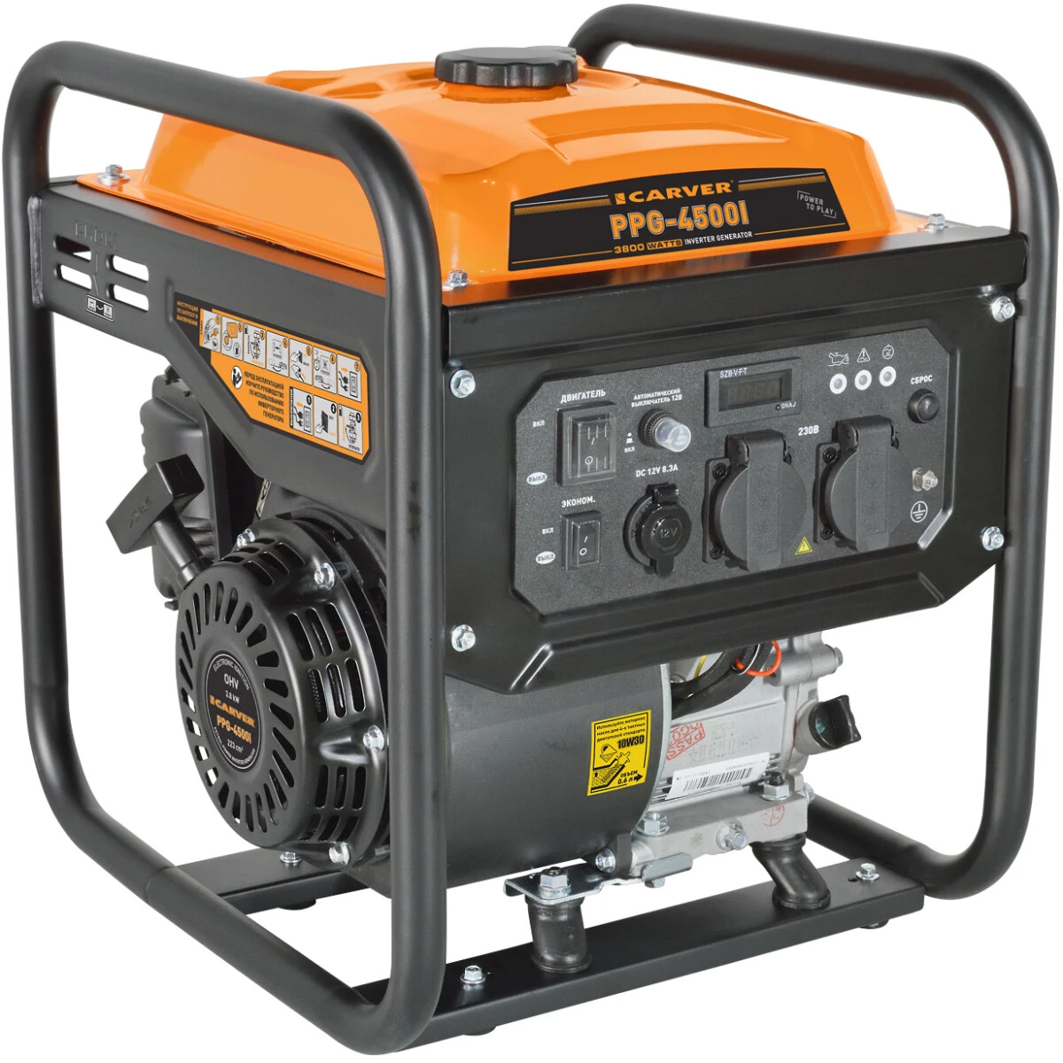 Генератор CARVER PPG -4500I - 01.020.00036 - фото 2