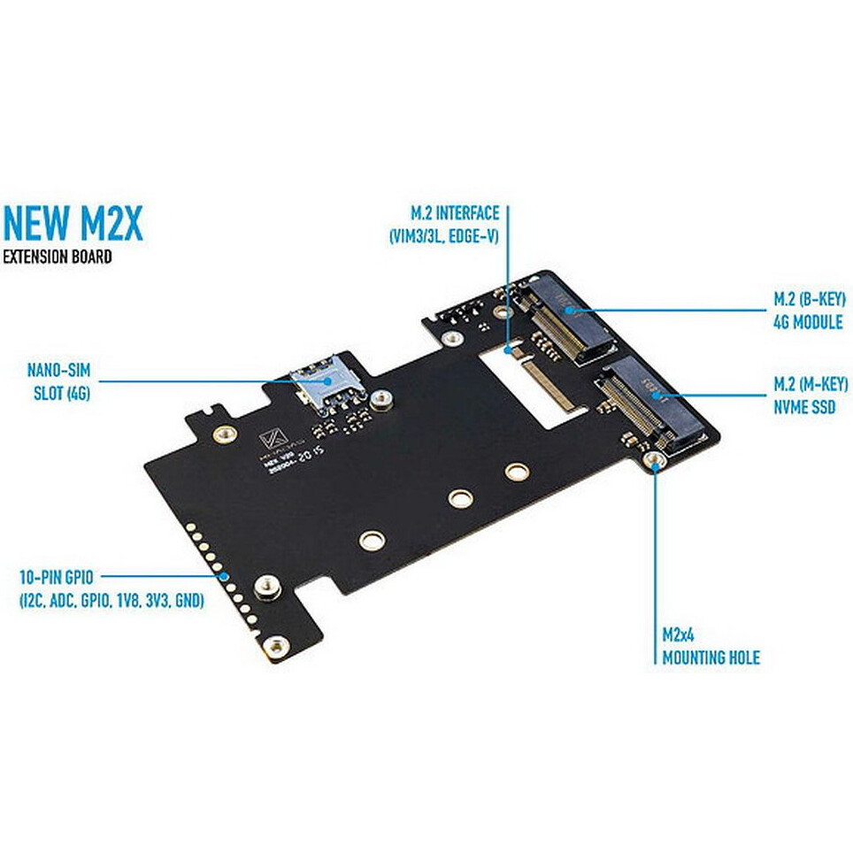 Плата интерфейсная Khadas KM2X-V-002 - фото 3